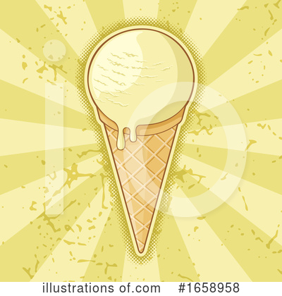 Royalty-Free (RF) Ice Cream Clipart Illustration by Any Vector - Stock Sample #1658958
