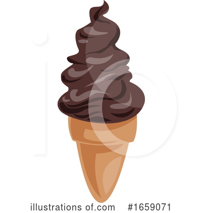Ice Cream Cone Clipart #1659071 by Morphart Creations