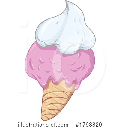 Royalty-Free (RF) Ice Cream Clipart Illustration by Domenico Condello - Stock Sample #1798820