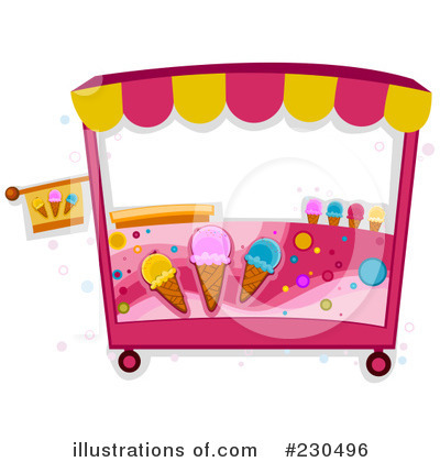 Royalty-Free (RF) Ice Cream Clipart Illustration by BNP Design Studio - Stock Sample #230496