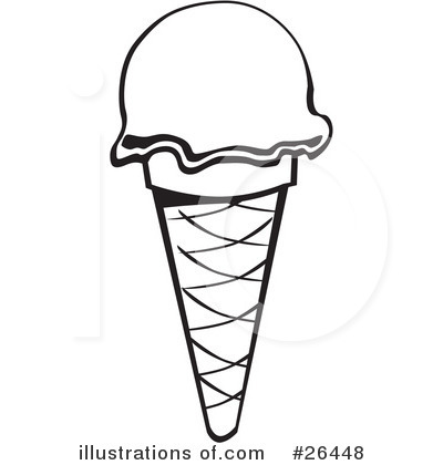 Royalty-Free (RF) Ice Cream Clipart Illustration by David Rey - Stock Sample #26448