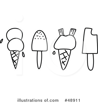 Royalty-Free (RF) Ice Cream Clipart Illustration by Prawny - Stock Sample #48911