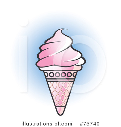 Royalty-Free (RF) Ice Cream Clipart Illustration by Lal Perera - Stock Sample #75740