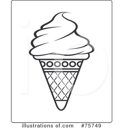 Ice Cream Cone Clipart #75749 by Lal Perera