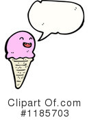 Ice Cream Cone Clipart #1185703 by lineartestpilot