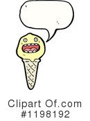 Ice Cream Cone Clipart #1198192 by lineartestpilot