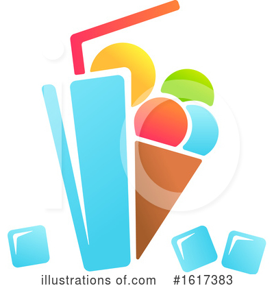 Royalty-Free (RF) Ice Cream Cone Clipart Illustration by Vector Tradition SM - Stock Sample #1617383