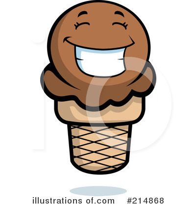 Royalty-Free (RF) Ice Cream Cone Clipart Illustration by Cory Thoman - Stock Sample #214868