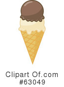 Ice Cream Cone Clipart #63049 by Rosie Piter
