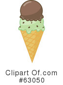 Ice Cream Cone Clipart #63050 by Rosie Piter