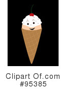 Ice Cream Cone Clipart #95385 by Randomway