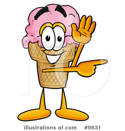 Ice Cream Cone Clipart #9631 by Toons4Biz