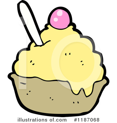 Royalty-Free (RF) Ice Cream Sundae Clipart Illustration by lineartestpilot - Stock Sample #1187068