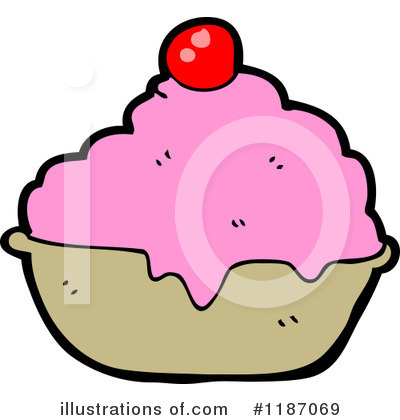 Royalty-Free (RF) Ice Cream Sundae Clipart Illustration by lineartestpilot - Stock Sample #1187069