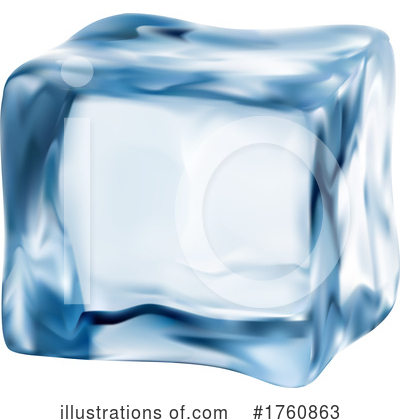 Ice Cube Clipart #1760863 by Vector Tradition SM