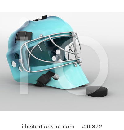 Royalty-Free (RF) Ice Hockey Clipart Illustration by KJ Pargeter - Stock Sample #90372