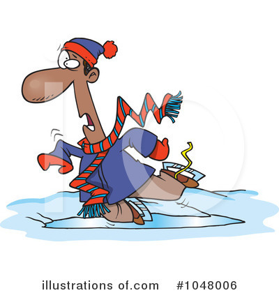 Royalty-Free (RF) Ice Skating Clipart Illustration by toonaday - Stock Sample #1048006