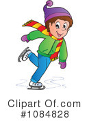 Ice Skating Clipart #1084828 by visekart