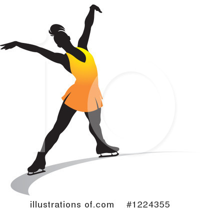 Figure Skating Clipart #1224355 by Lal Perera
