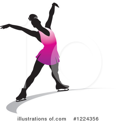 Figure Skating Clipart #1224356 by Lal Perera