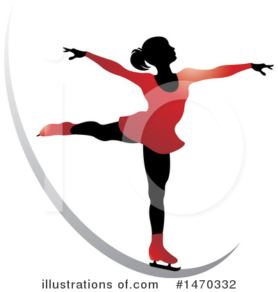Figure Skating Clipart #1470332 by Lal Perera