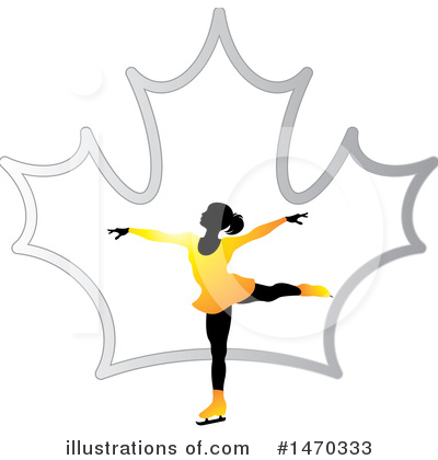 Royalty-Free (RF) Ice Skating Clipart Illustration by Lal Perera - Stock Sample #1470333