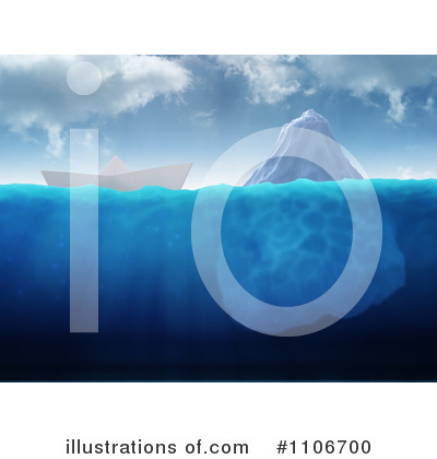 Royalty-Free (RF) Iceberg Clipart Illustration by Mopic - Stock Sample #1106700