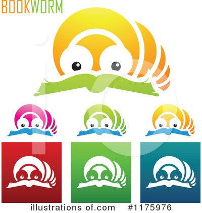 Book Worm Clipart #1175976 by cidepix