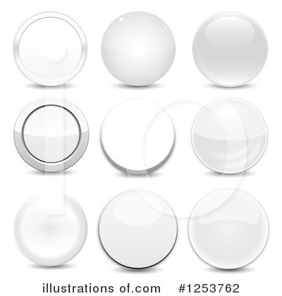 Website Buttons Clipart #1253762 by vectorace