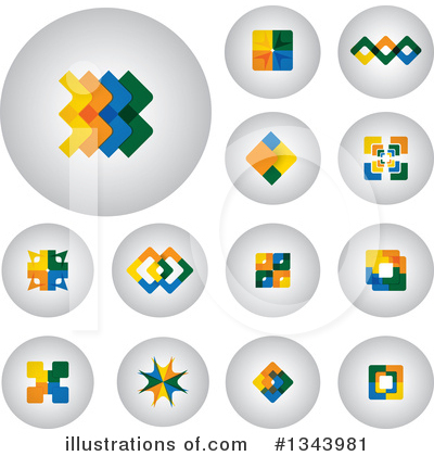 Royalty-Free (RF) Icon Clipart Illustration by ColorMagic - Stock Sample #1343981