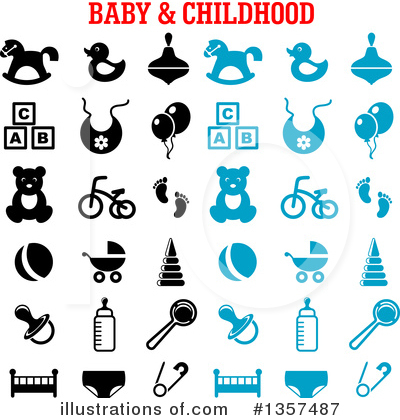 Baby Bottle Clipart #1357487 by Vector Tradition SM