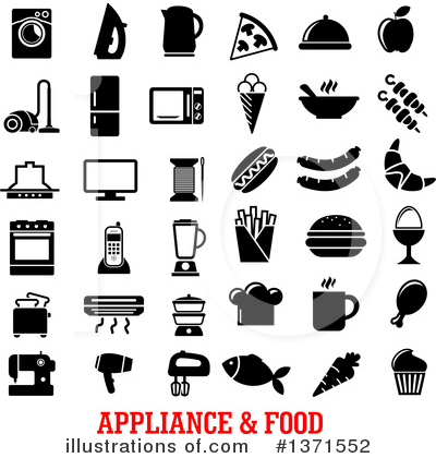 Microwave Clipart #1371552 by Vector Tradition SM