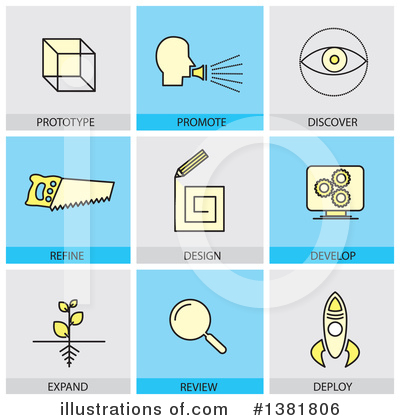 Royalty-Free (RF) Icon Clipart Illustration by ColorMagic - Stock Sample #1381806