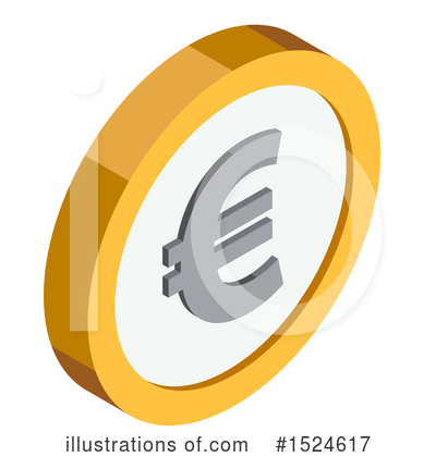 Euro Coin Clipart #1524617 by beboy