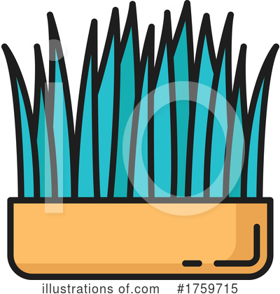 Wheatgrass Clipart #1759715 by Vector Tradition SM