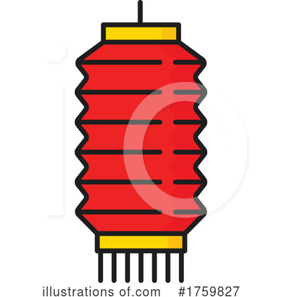 Chinese Lantern Clipart #1759827 by Vector Tradition SM