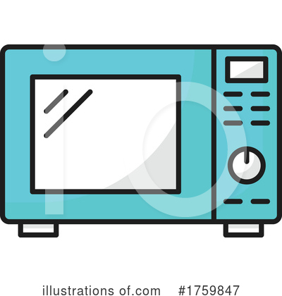 Microwave Clipart #1759847 by Vector Tradition SM