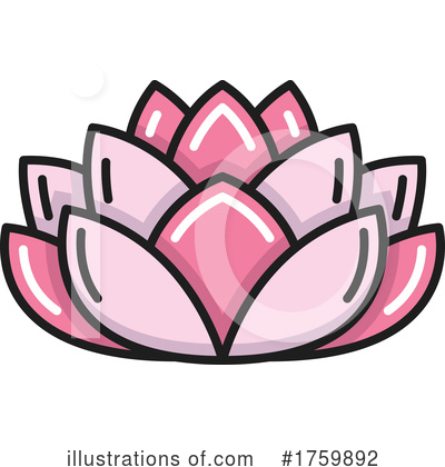 Lotus Clipart #1759892 by Vector Tradition SM