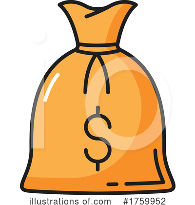Money Bags Clipart #1759952 by Vector Tradition SM