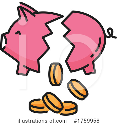 Coin Clipart #1759958 by Vector Tradition SM