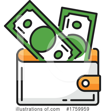 Wallet Clipart #1759959 by Vector Tradition SM