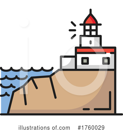 Lighthouse Clipart #1760029 by Vector Tradition SM
