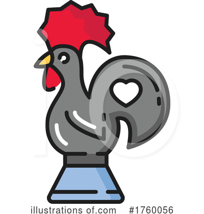 Rooster Clipart #1760056 by Vector Tradition SM
