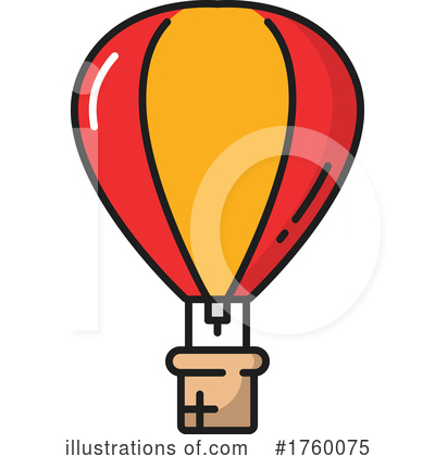 Hot Air Balloon Clipart #1760075 by Vector Tradition SM