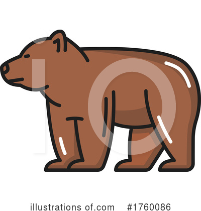 Bear Clipart #1760086 by Vector Tradition SM