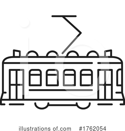 Tram Clipart #1762054 by Vector Tradition SM