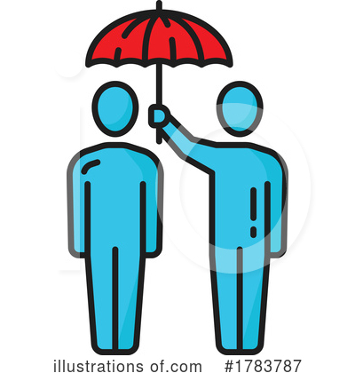 Umbrella Clipart #1783787 by Vector Tradition SM