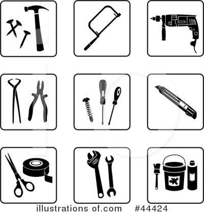 Tools Clipart #44424 by Frisko
