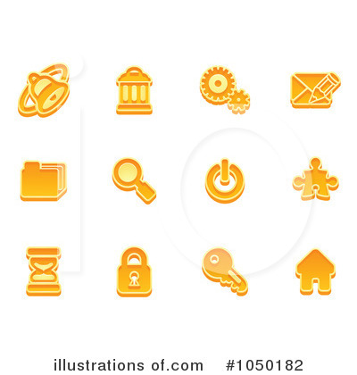 Royalty-Free (RF) Icons Clipart Illustration by AtStockIllustration - Stock Sample #1050182
