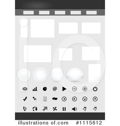 Royalty-Free (RF) Icons Clipart Illustration by Andrei Marincas - Stock Sample #1115612